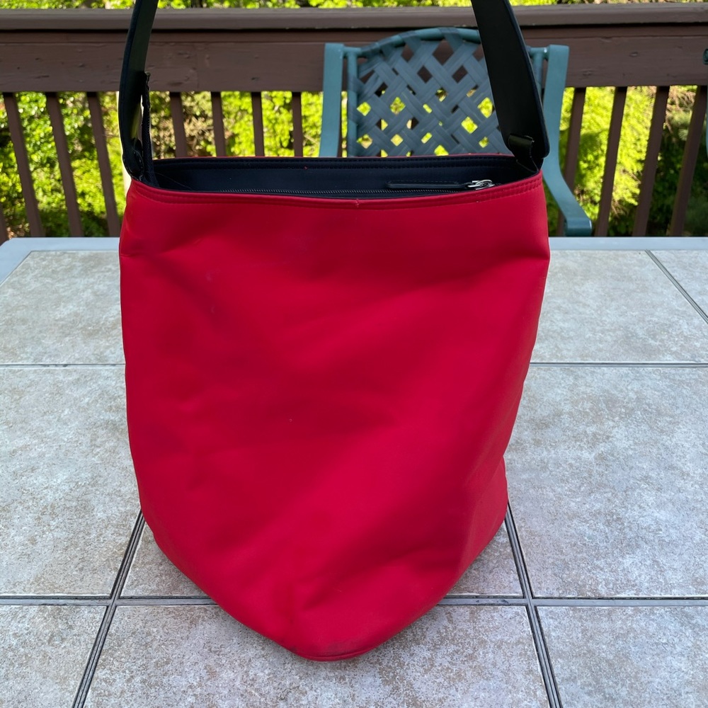 Lancel red  purse